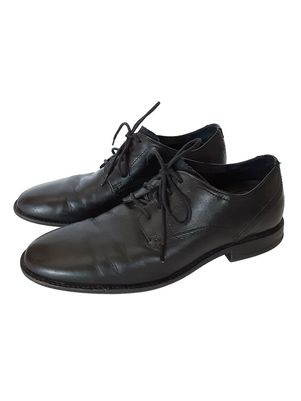 Cole Haan Oxford Dress Shoes Black Wingtip Leather Lace Up Mens 8M Classic